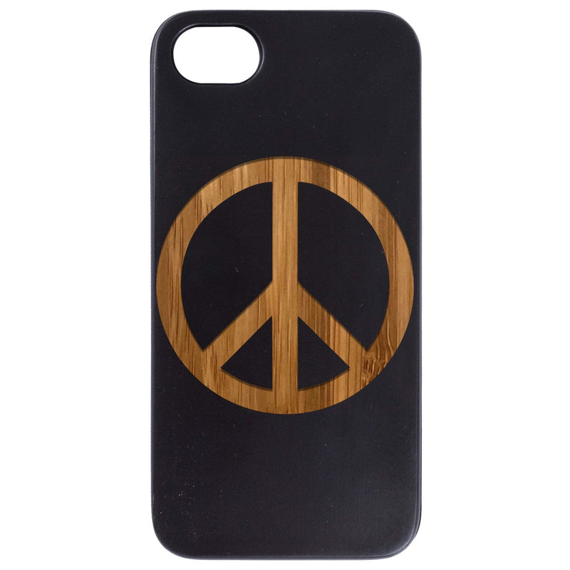 Peace - Engraved Wood Phone Case