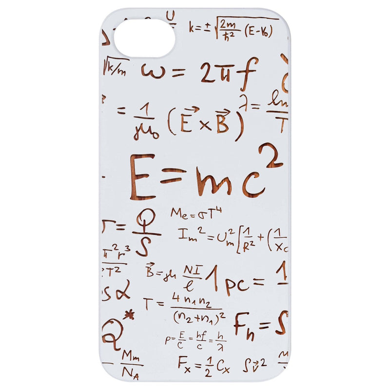 Physical Equations - Engraved Wood Phone Case