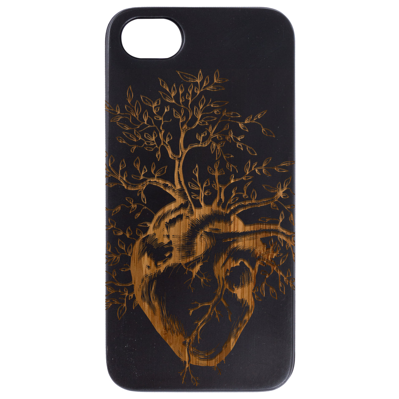 Pulse - Engraved Wood Phone Case