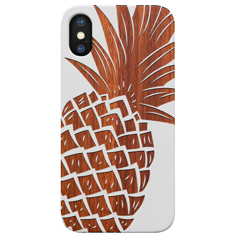 Pineapple - Engraved Wood Phone Case