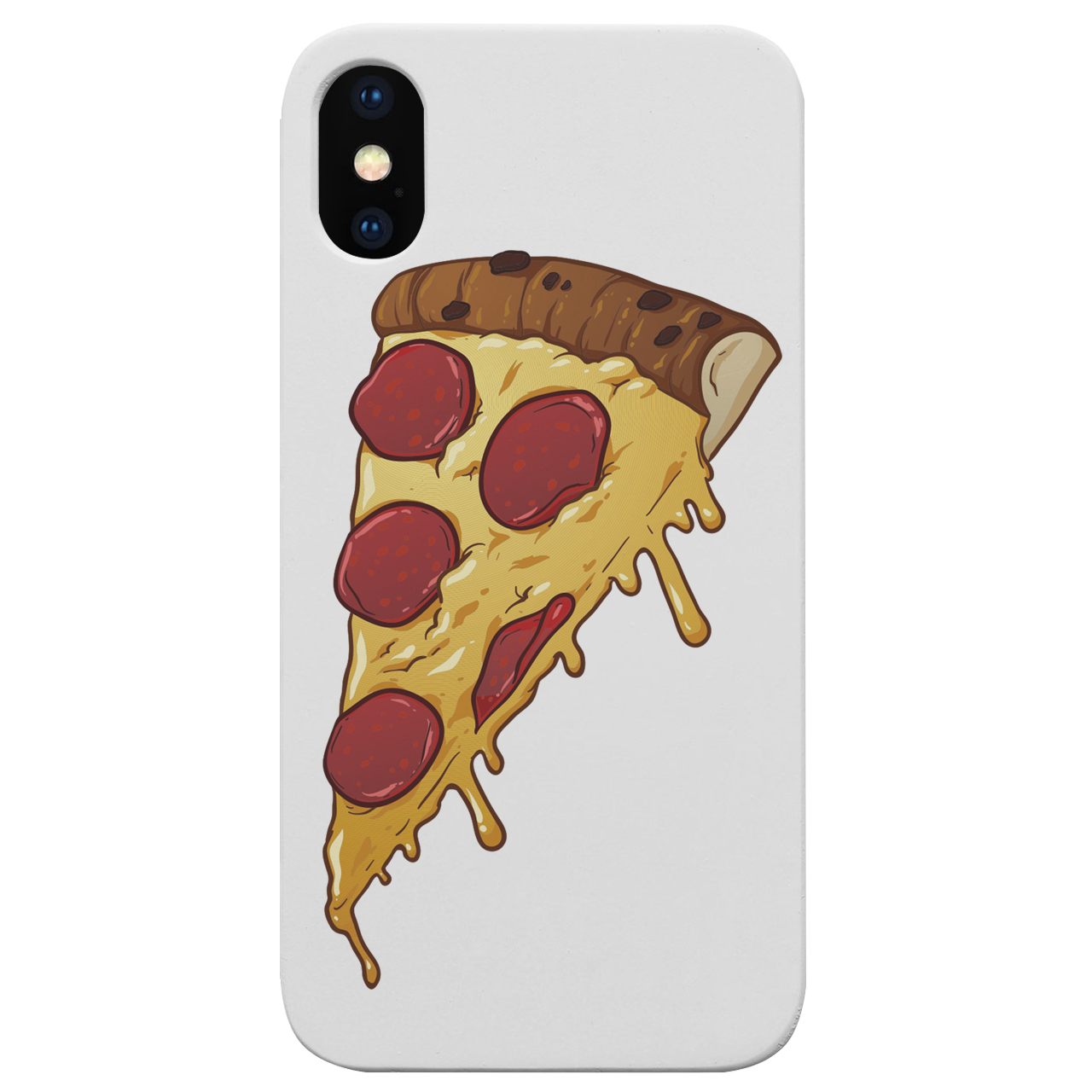 Pizza Slice - UV Color Printed Wood Phone Case
