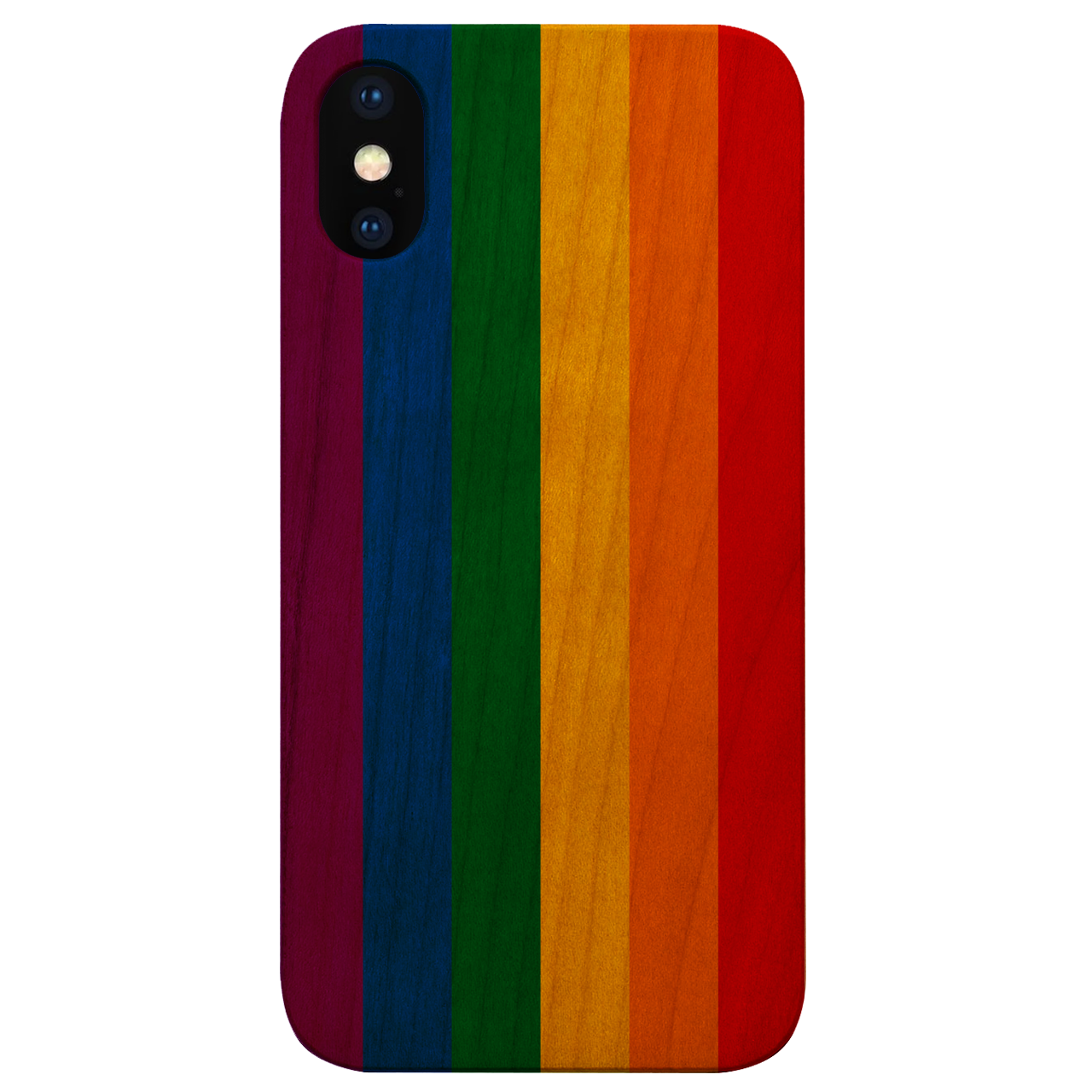 Pride Flag - UV Color Printed Wood Phone Case