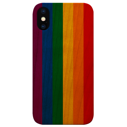 Pride Flag - UV Color Printed Wood Phone Case