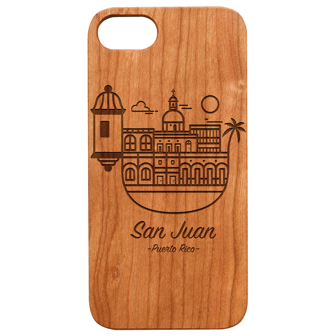 Puerto Rico San Juan- Engraved