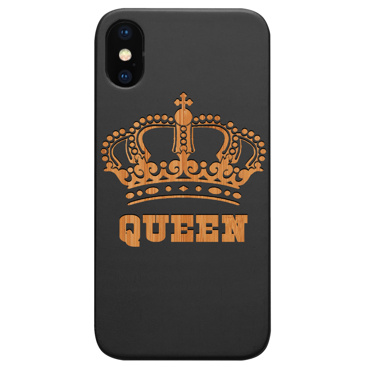 Queen - Engraved Wood Phone Case