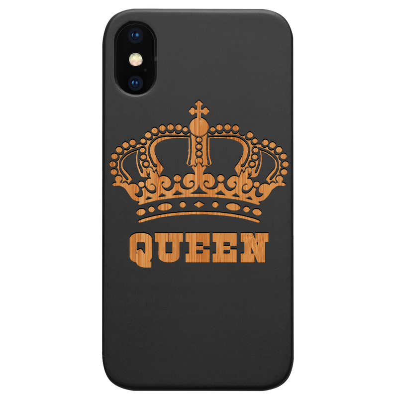 Queen - Engraved Wood Phone Case