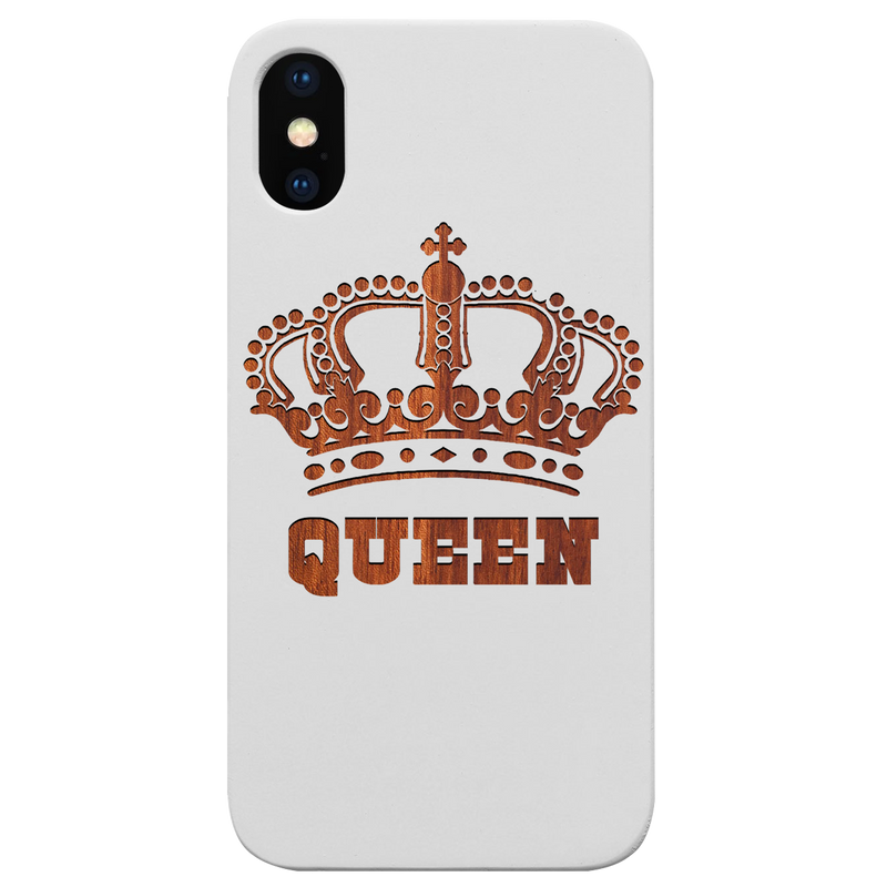 Queen - Engraved Wood Phone Case
