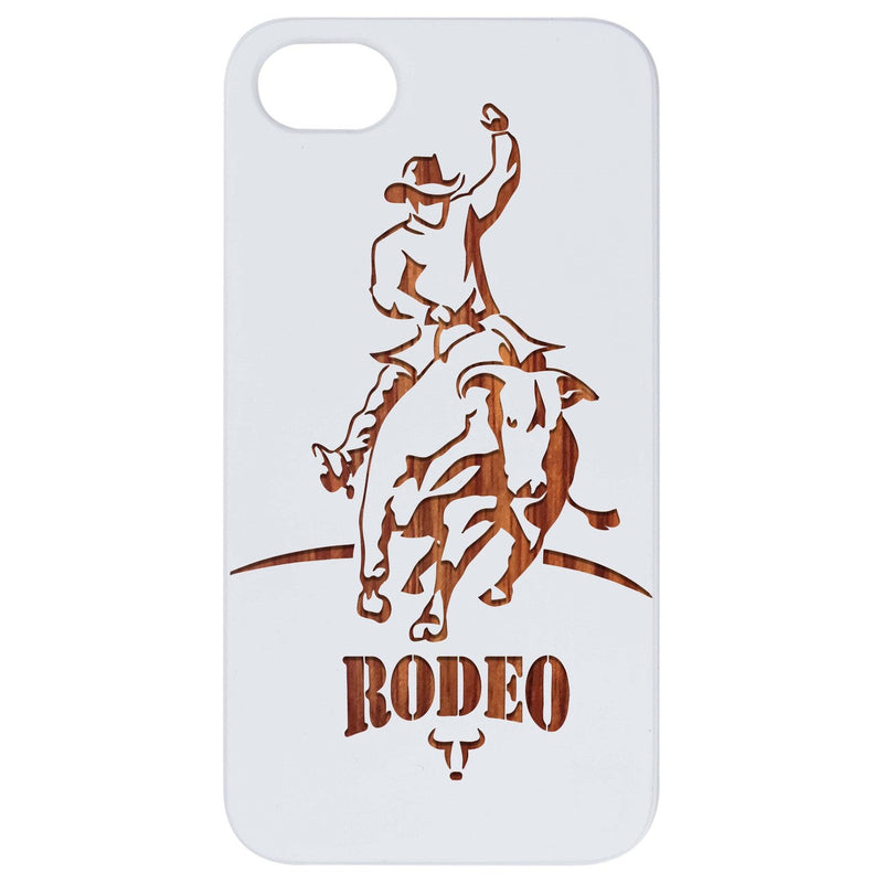 Rodeo 2 - Engraved Wood Phone Case