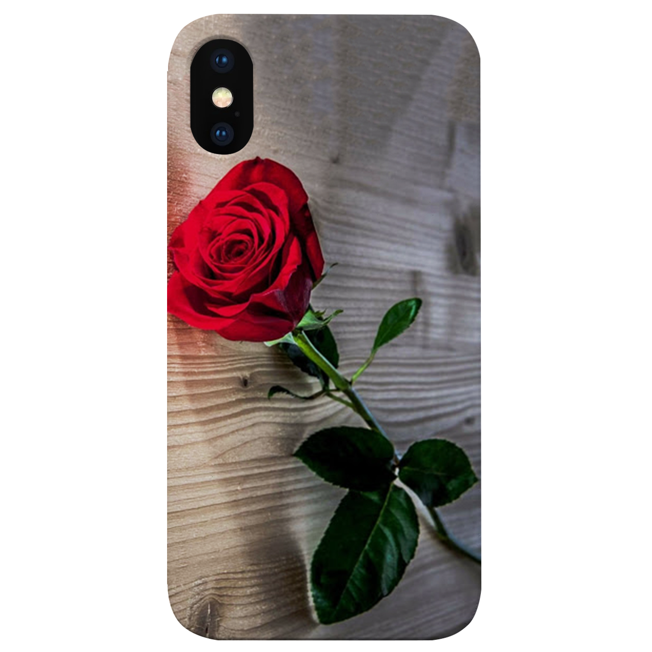 Rose 2 - UV Color Printed Wood Phone Case