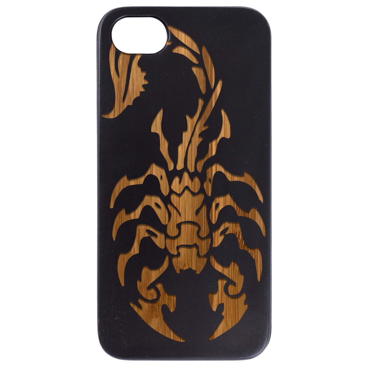 Scorpion - Engraved Wood Phone Case