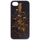 Sex Drugs Rock'n Roll - Engraved Wood Phone Case