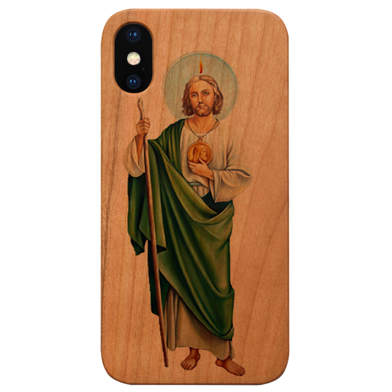 San Judas 1 - UV Color Printed Wood Phone Case
