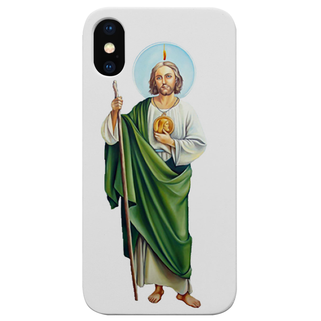 San Judas 1 - UV Color Printed Wood Phone Case