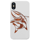 Shark - Engraved Wood Phone Case