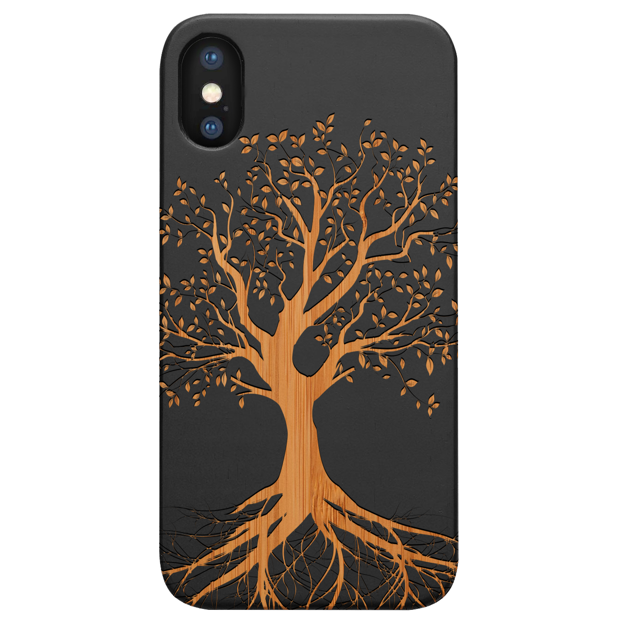 Tree 2 - Engraved Wood Phone Case