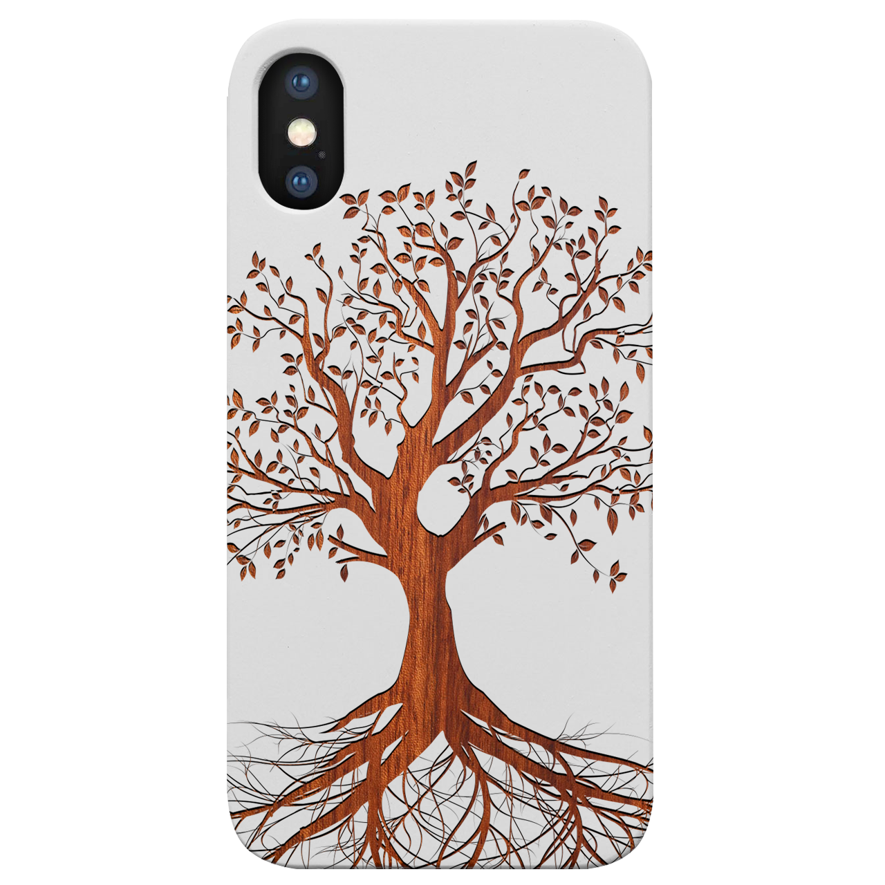 Tree 2 - Engraved Wood Phone Case