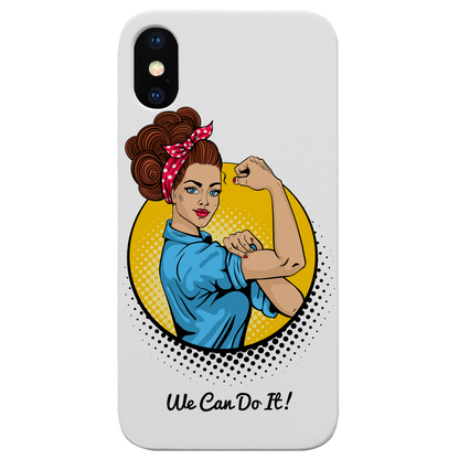 We Can Do It - UV Color Printed Wood Phone Case