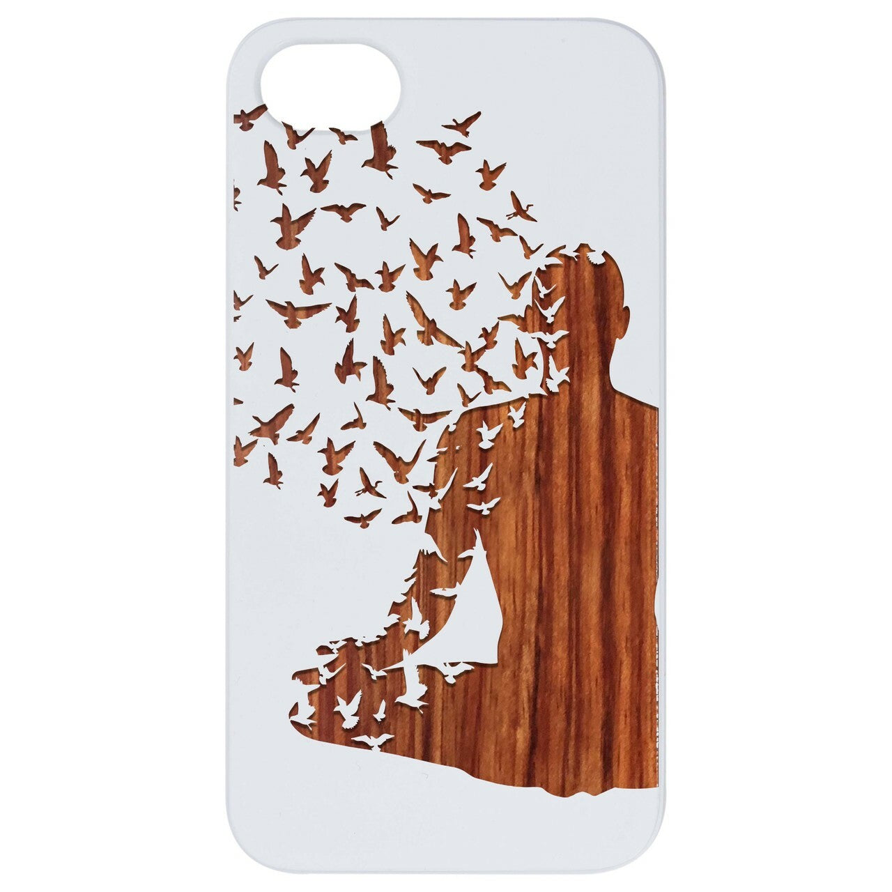 Yoga 2 - Engraved Wood Phone Case