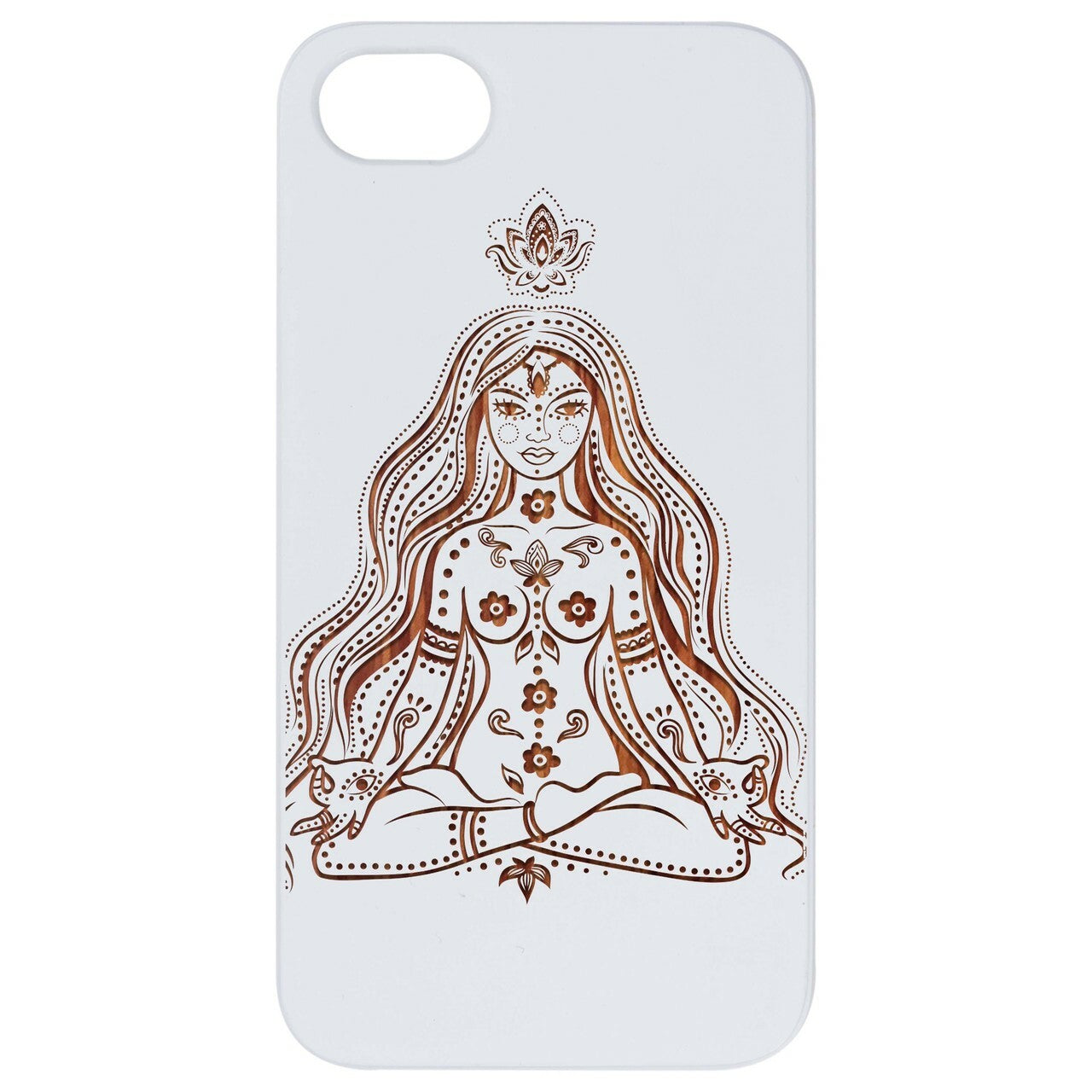 Yoga 3 - Engraved Wood Phone Case