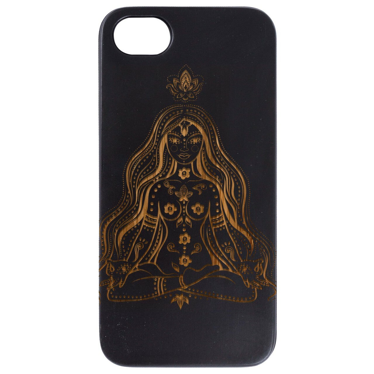 Yoga 3 - Engraved Wood Phone Case