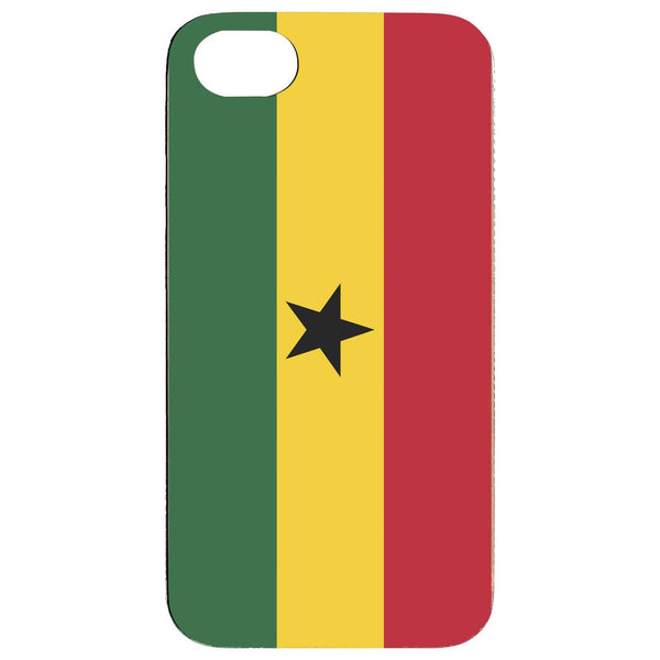 Flag Ghana - UV Color Printed Wood Phone Case