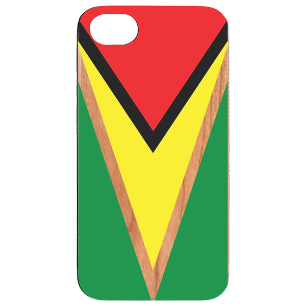 Flag Guyana - UV Color Printed Wood Phone Case