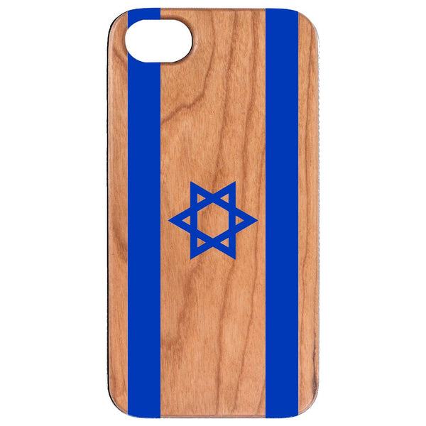 Flag Israel - UV Color Printed Wood Phone Case