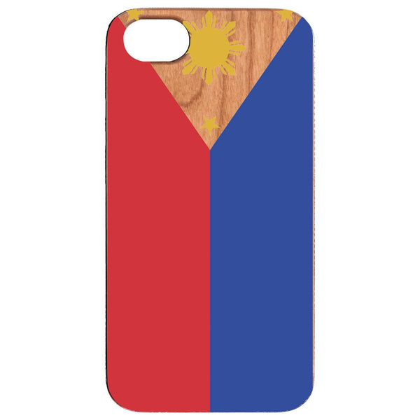 Flag Philippinies - UV Color Printed Wood Phone Case
