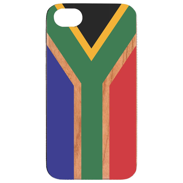 Flag South Africa - UV Color Printed Wood Phone Case