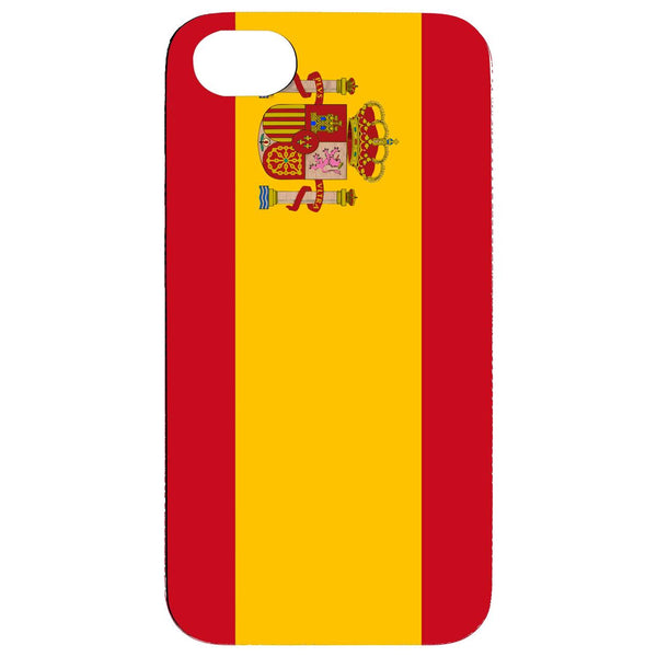 Flag Spain - UV Color Printed Wood Phone Case