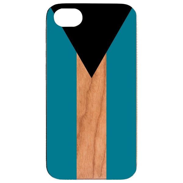 Flag Bahamas - UV Color Printed Wood Phone Case