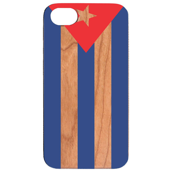 Flag Cuba - UV Color Printed Wood Phone Case