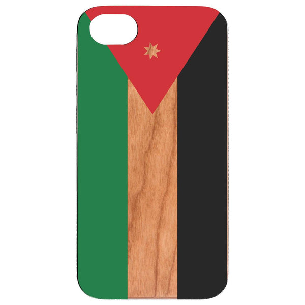 Flag Jordan - UV Color Printed Wood Phone Case