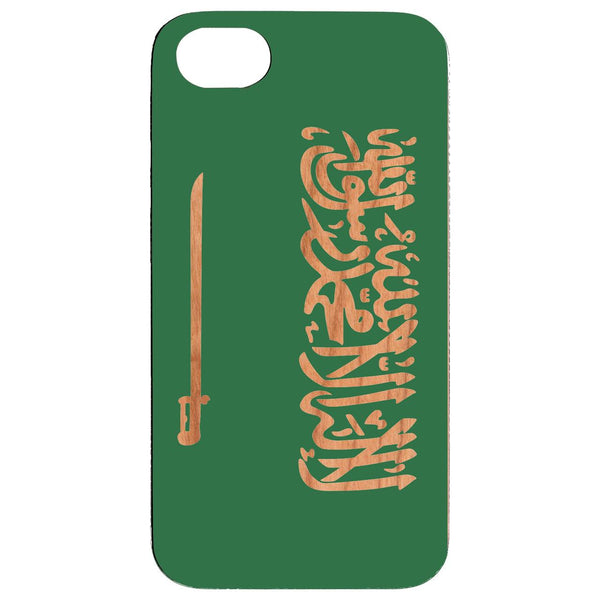 Flag Saudi Arabia - UV Color Printed Wood Phone Case