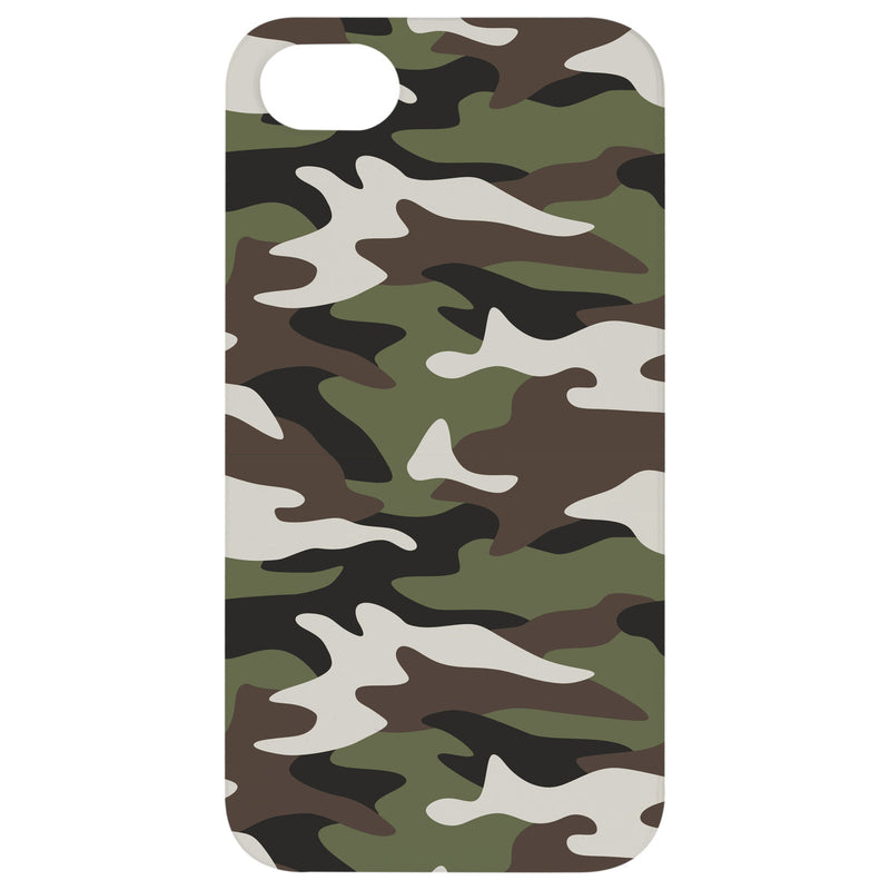 Camouflage - UV Color Printed Wood Phone Case