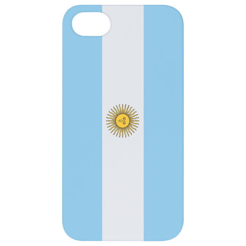 Flag Argentina - UV Color Printed Wood Phone Case