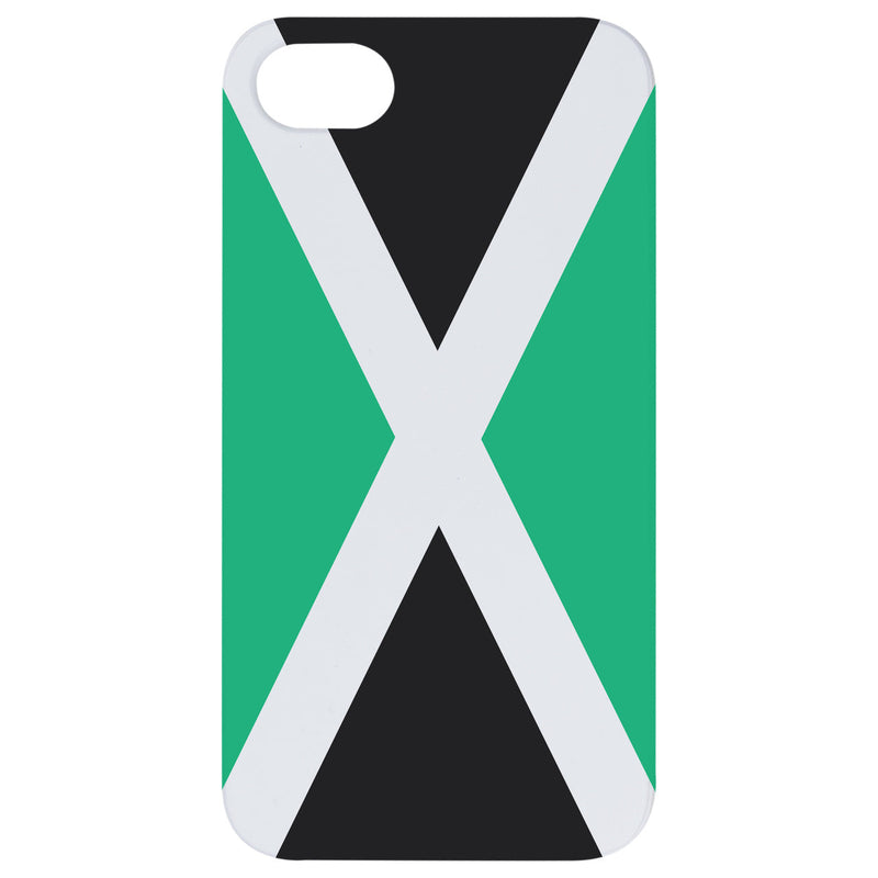 Flag Jamaica - UV Color Printed Wood Phone Case