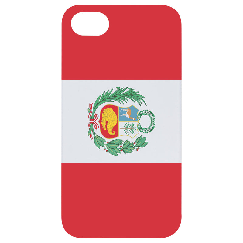 Flag Peru - UV Color Printed Wood Phone Case