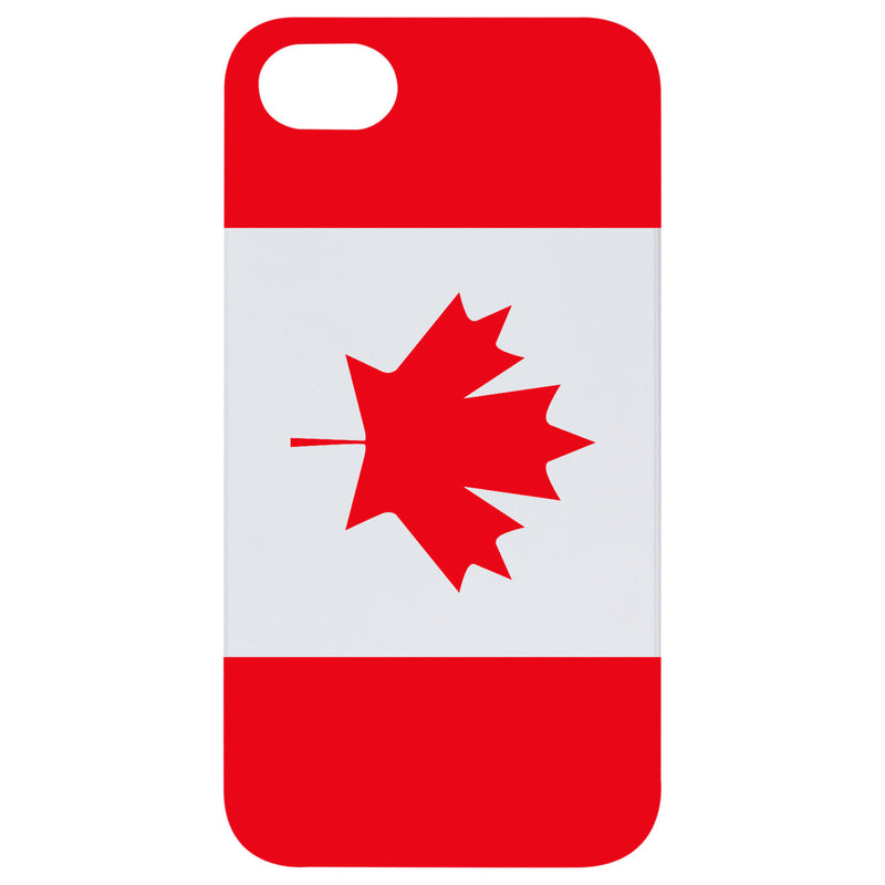 Flag Canada - UV Color Printed Wood Phone Case