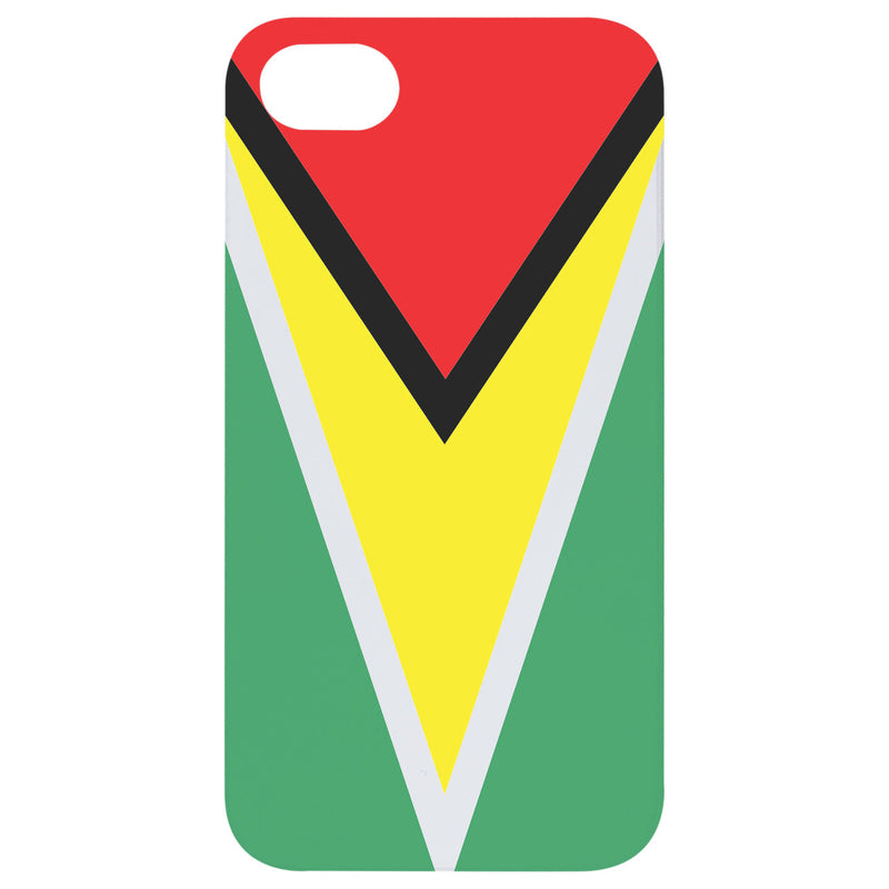 Flag Guyana - UV Color Printed Wood Phone Case