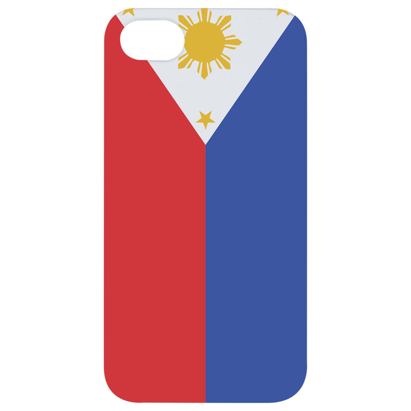 Flag Philippinies - UV Color Printed Wood Phone Case