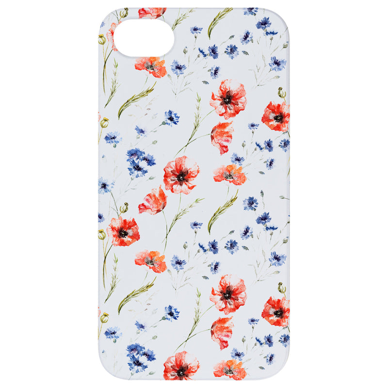 Flowers - UV Color Printed Wood Phone Case