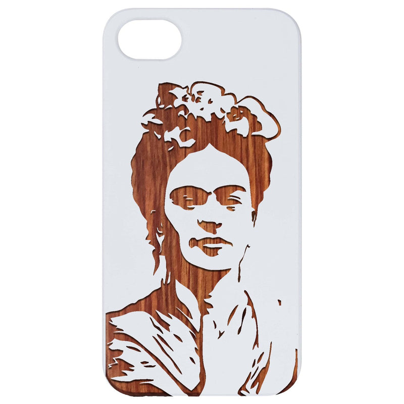 Frida Kahlo 2 - Engraved Wood Phone Case