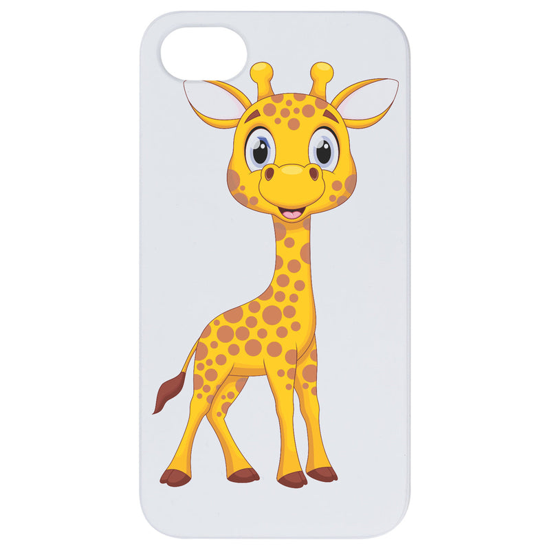 Giraffe - UV Color Printed Wood Phone Case