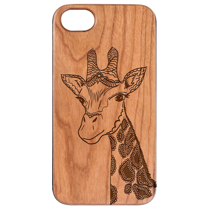 Giraffe Head - Engraved