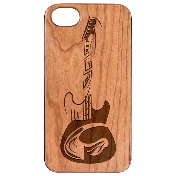 Guitar 1 - Engraved Wood Phone Case