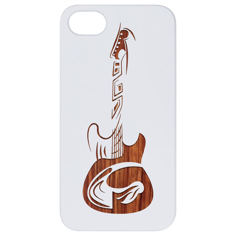 Guitar 1 - Engraved Wood Phone Case