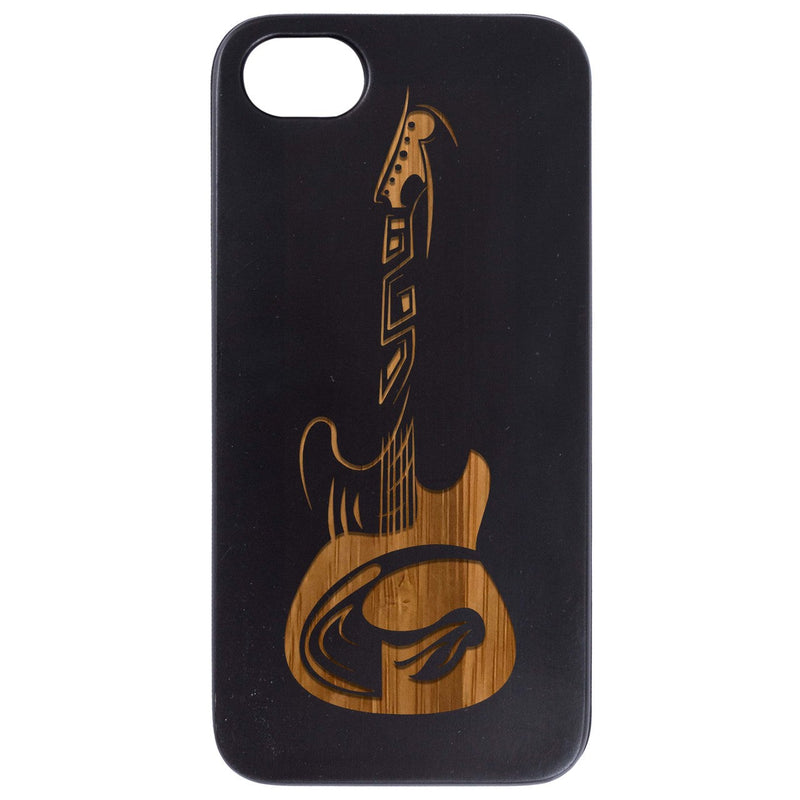 Guitar 1 - Engraved Wood Phone Case