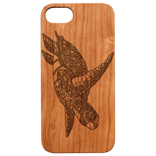 Hawaiian Turtle 2 - Engraved