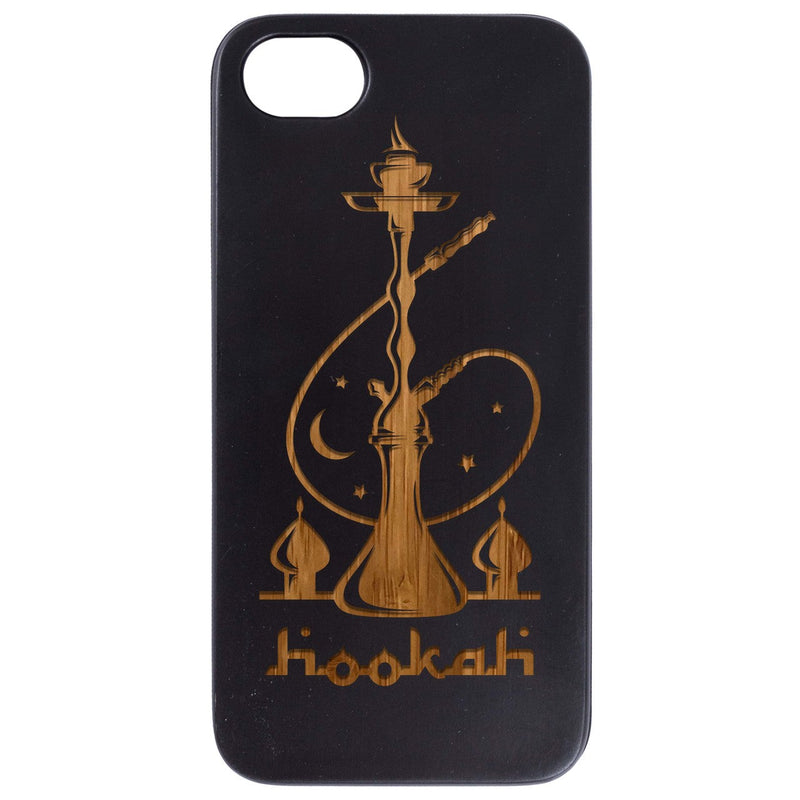 Hookah - Engraved Wood Phone Case